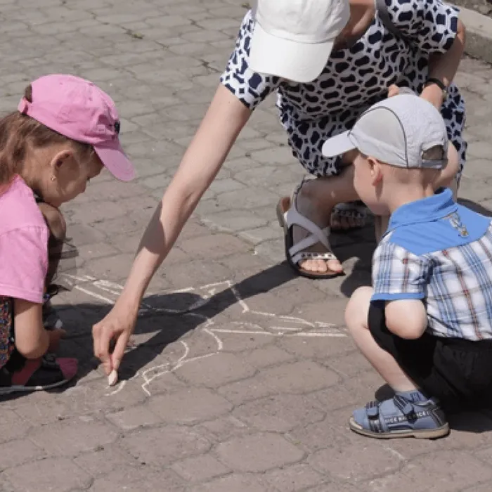 ​Я рисую мелом